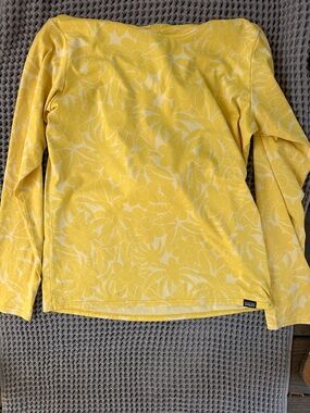 Patagonia Yellow Capilene® Cool Daily Long Sleeve Top